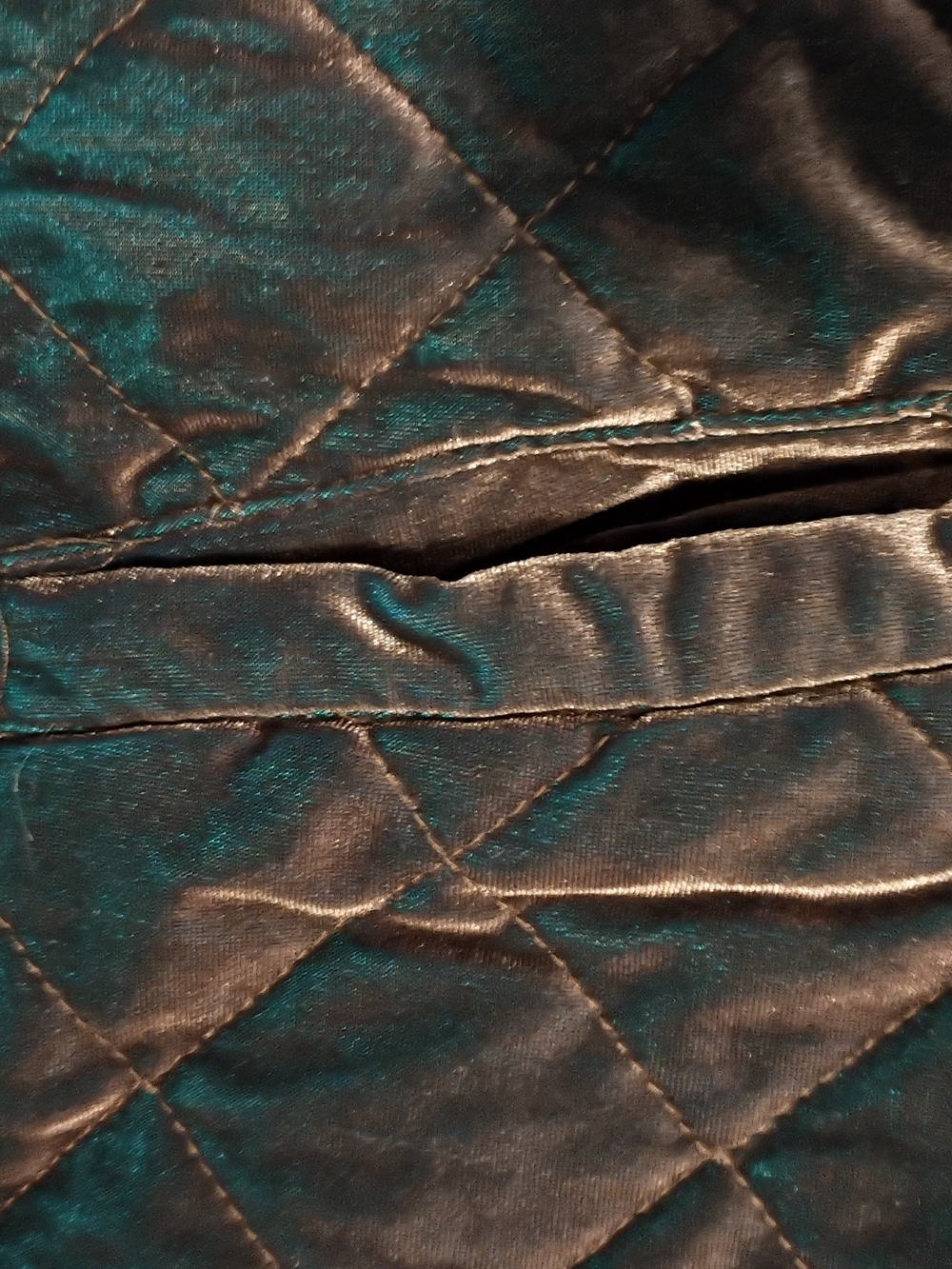 Zara Men Quilted Velvet Bomber Jacket - Picture 2 of 5
